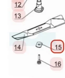 Rondelle De Lame Pour Tondeuse Weibang (454040701004)