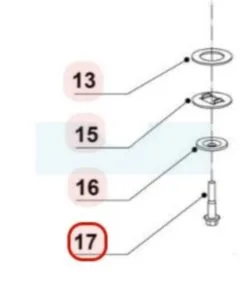 Vis De Lame Pour Tondeuse Weibang (5320405010)