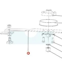 Support De Couteau Pour Débroussailleuse Autoportée Roques & Lecoeur (S532050412233)