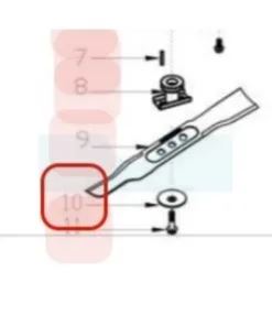 Rondelle De Lame Pour Tondeuse Roques & Lecoeur (TG3520000000)